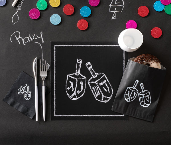 Dreidel Napkin