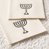 Menorah Napkin Ivory