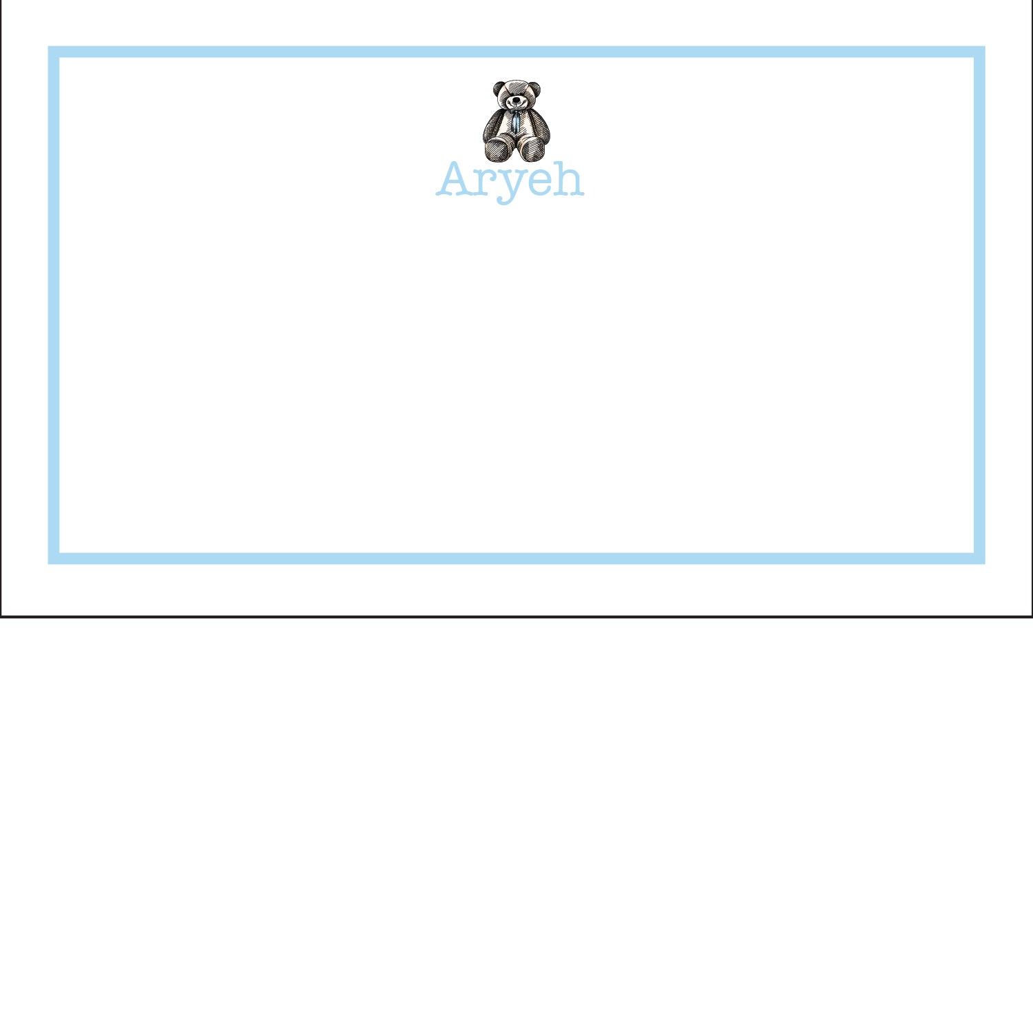Teddy Card