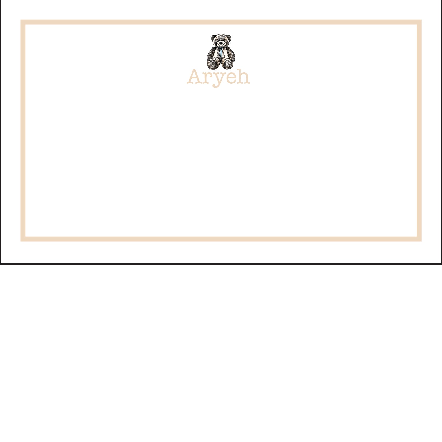 Teddy Card