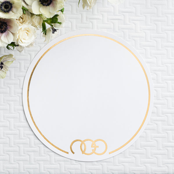 Pesach Placemat Gold