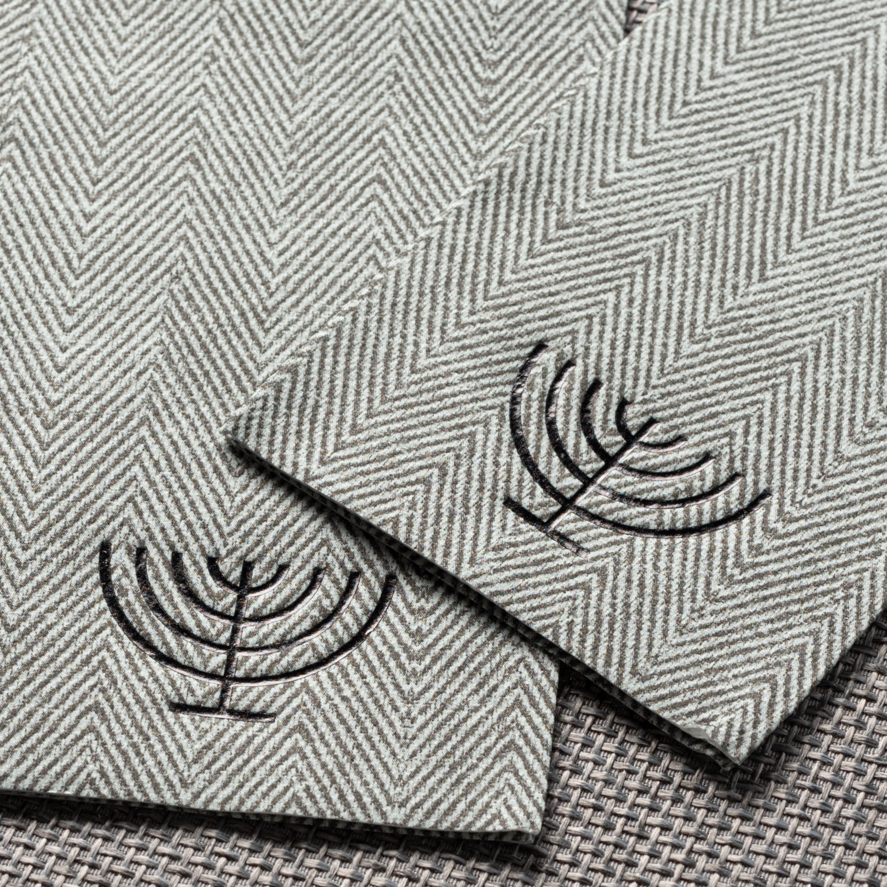 Menorah Napkin Heather