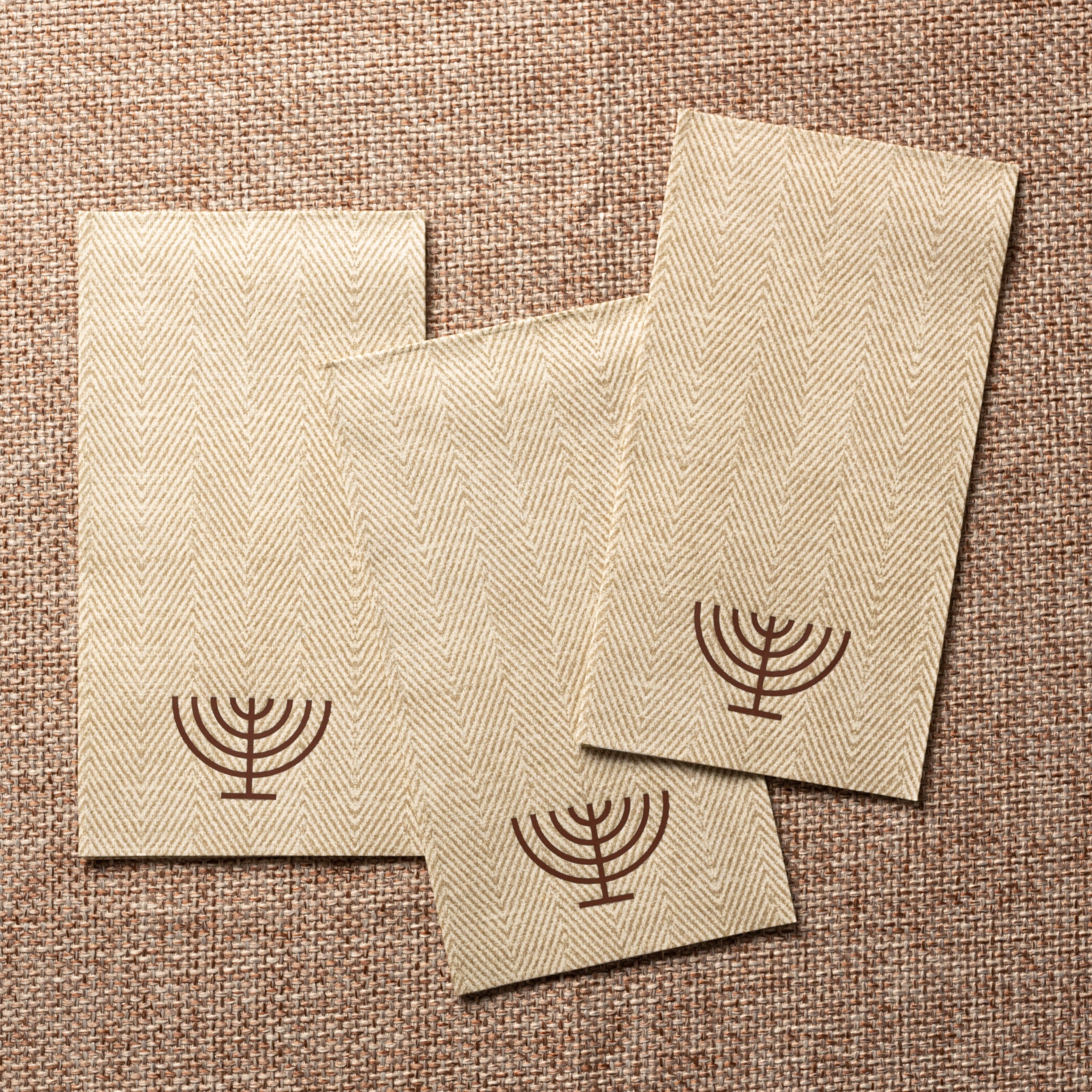 Menorah Napkin Camel