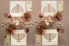 Menorah Placemat Camel