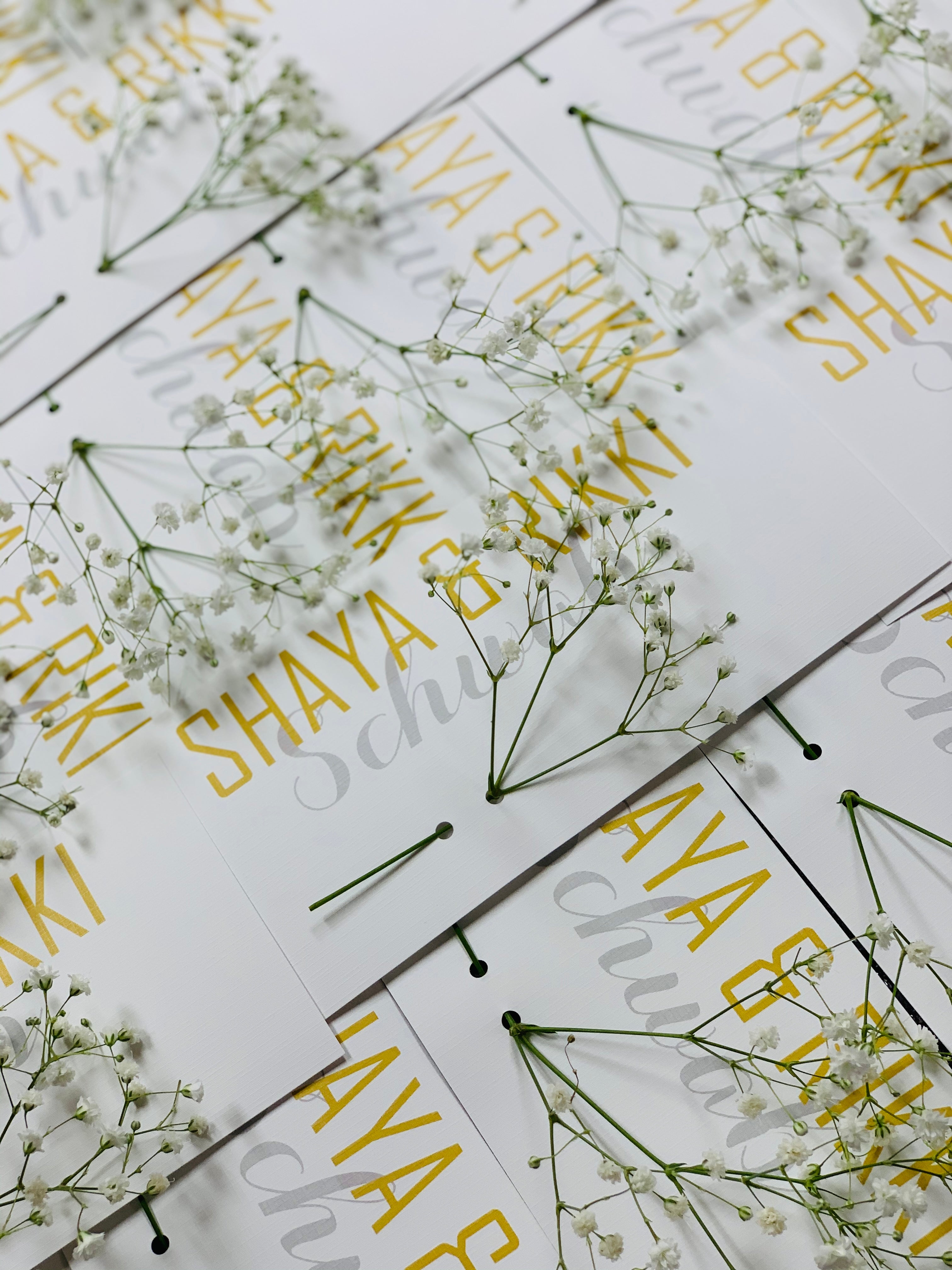 Floral Favor Card 2
