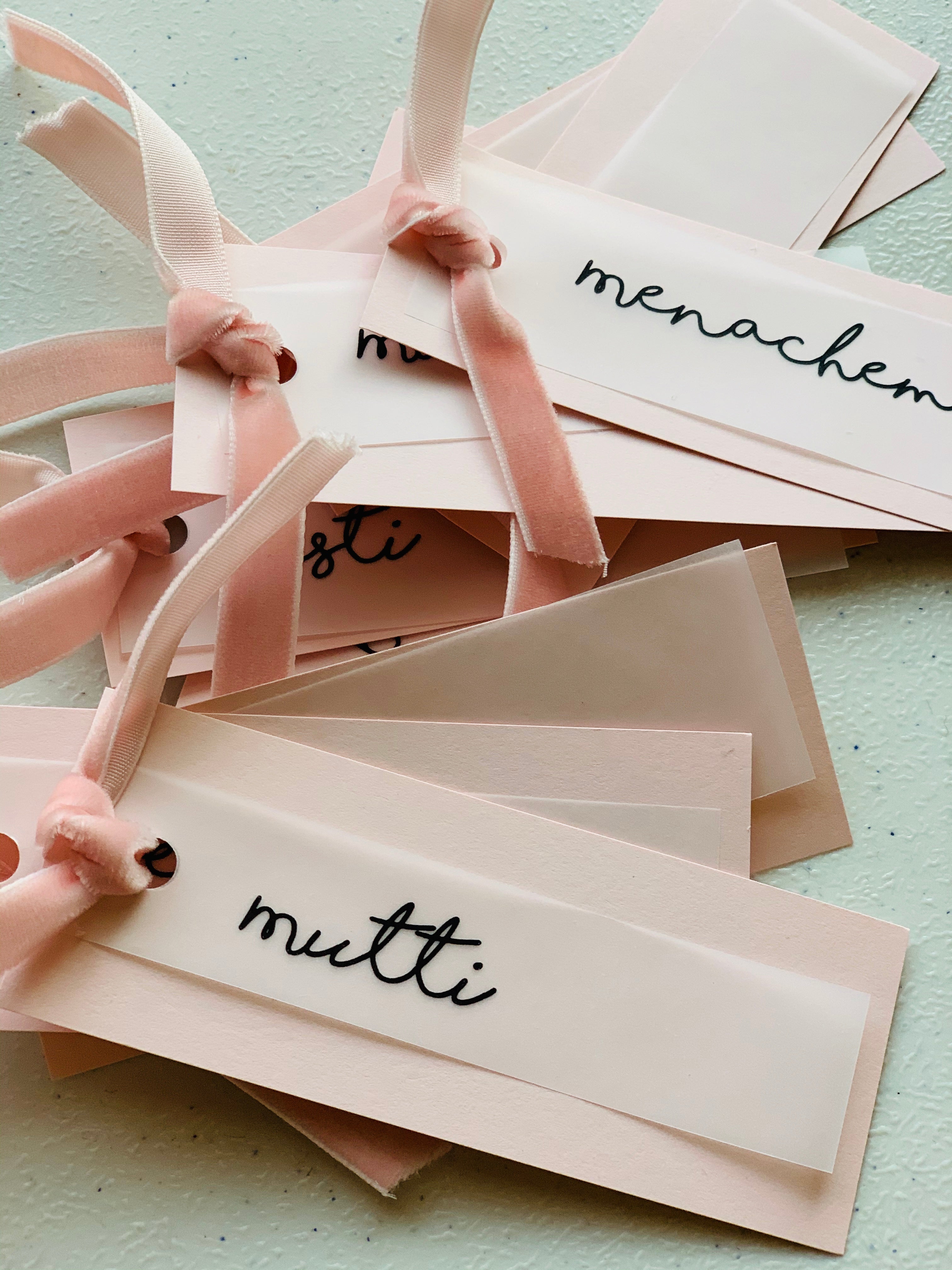 Blush Place Card