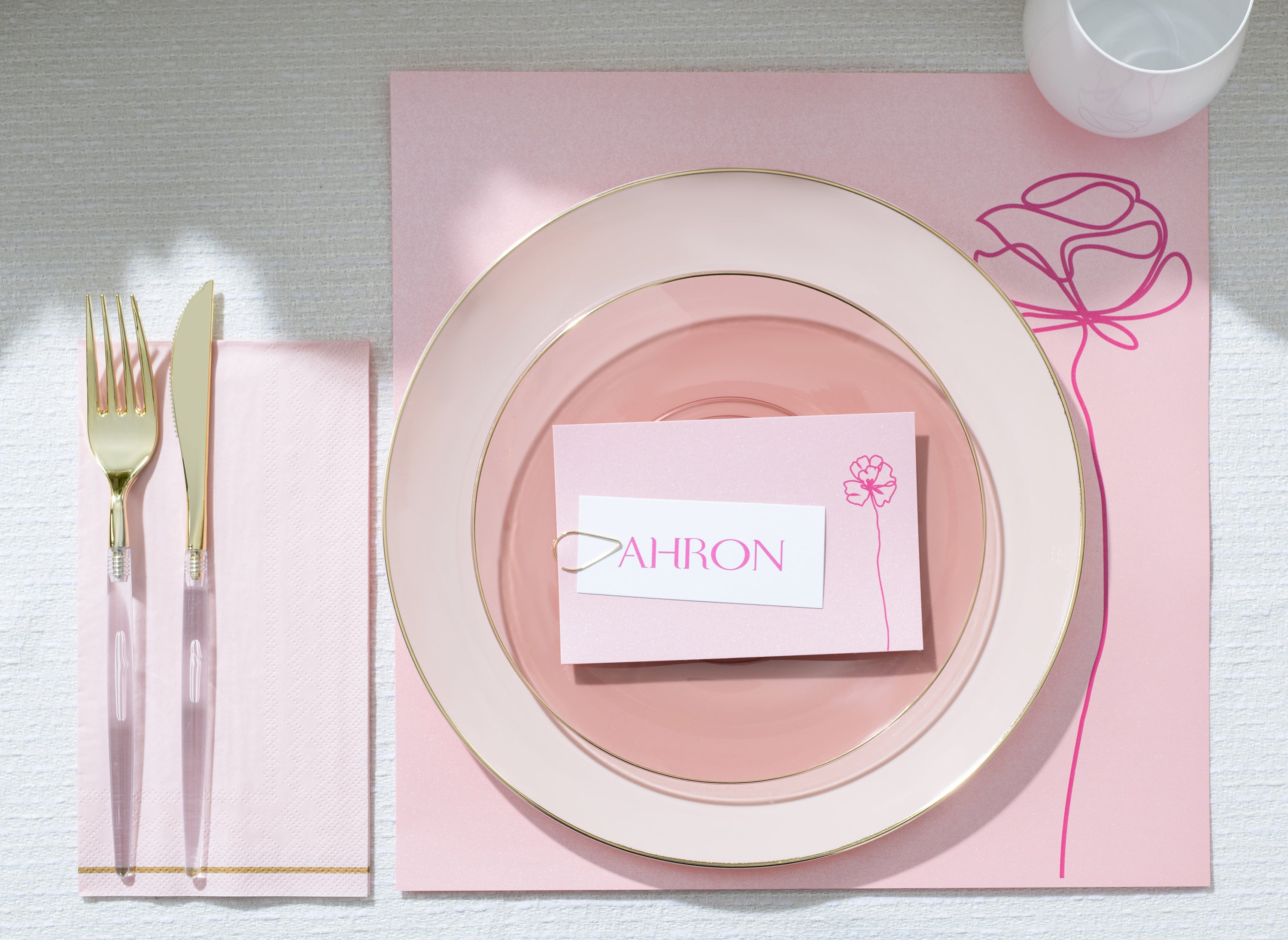 Place Card Blush