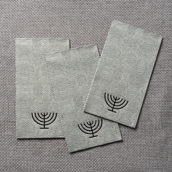 Menorah Napkin Heather