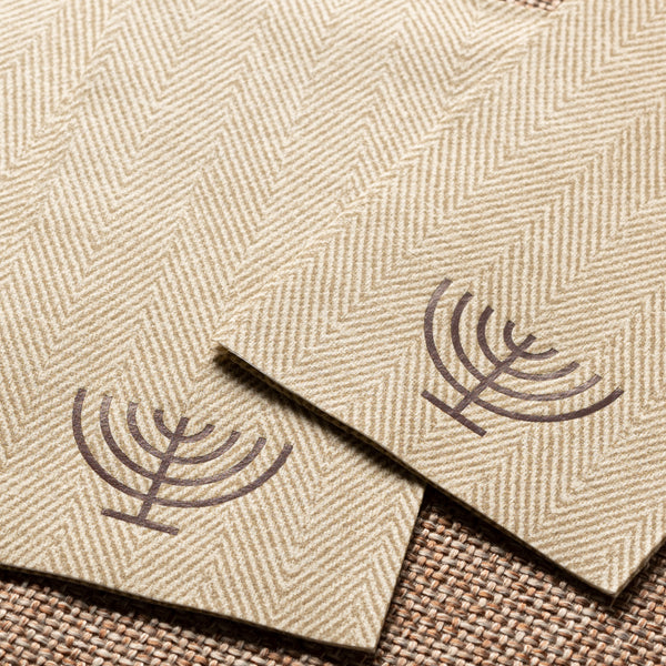 Menorah Napkin Camel