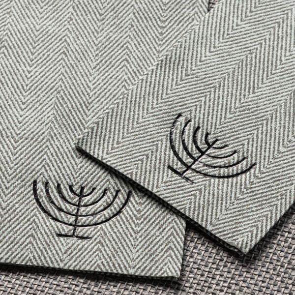 Menorah Napkin Heather