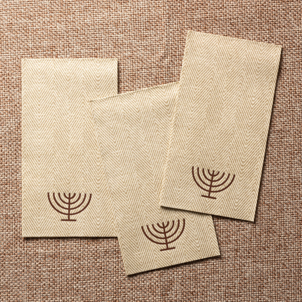 Menorah Napkin Camel