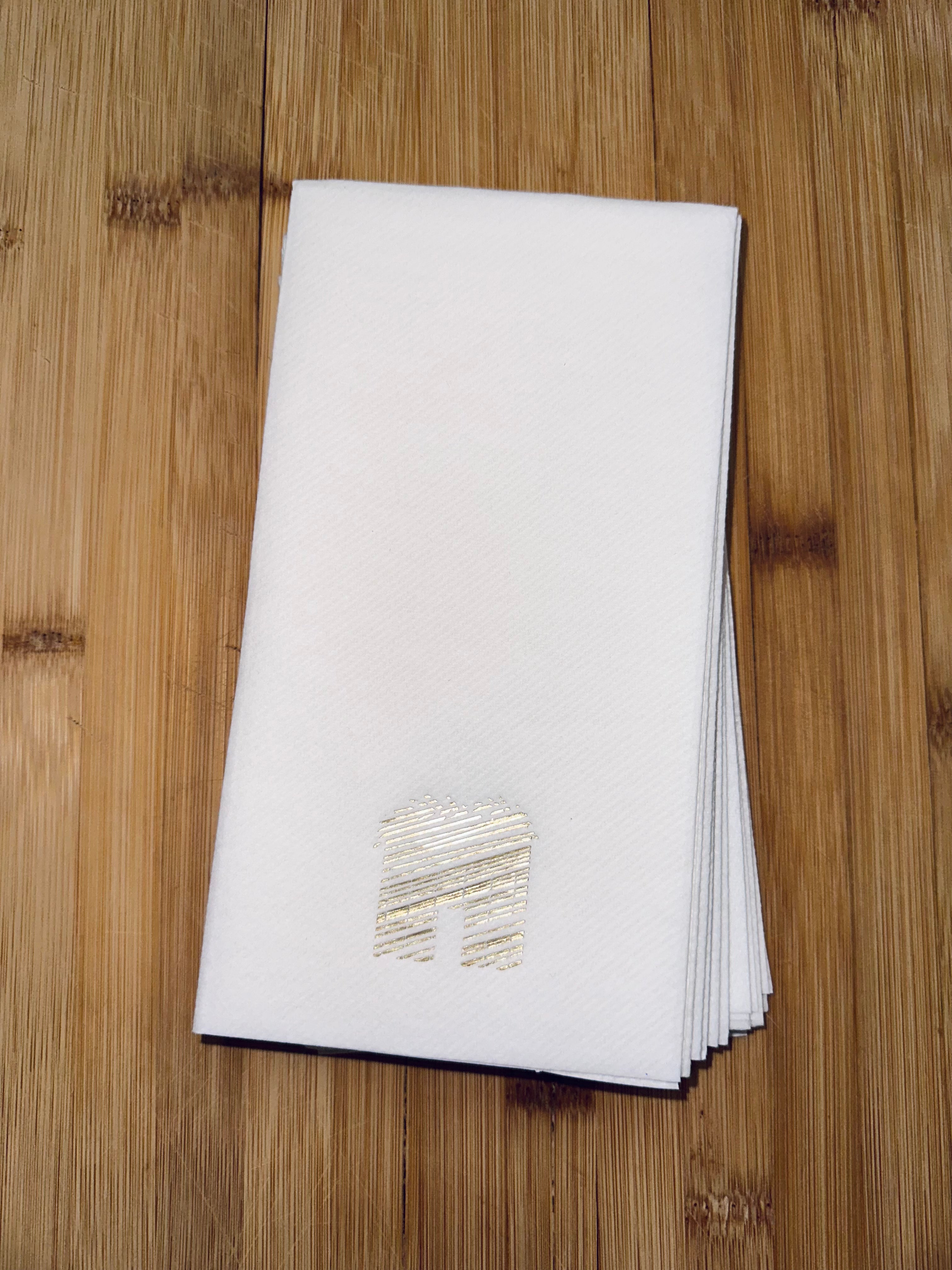 Sukkah Napkin Gold