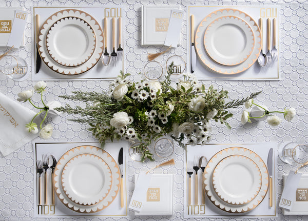 Pesach Placemat Gold